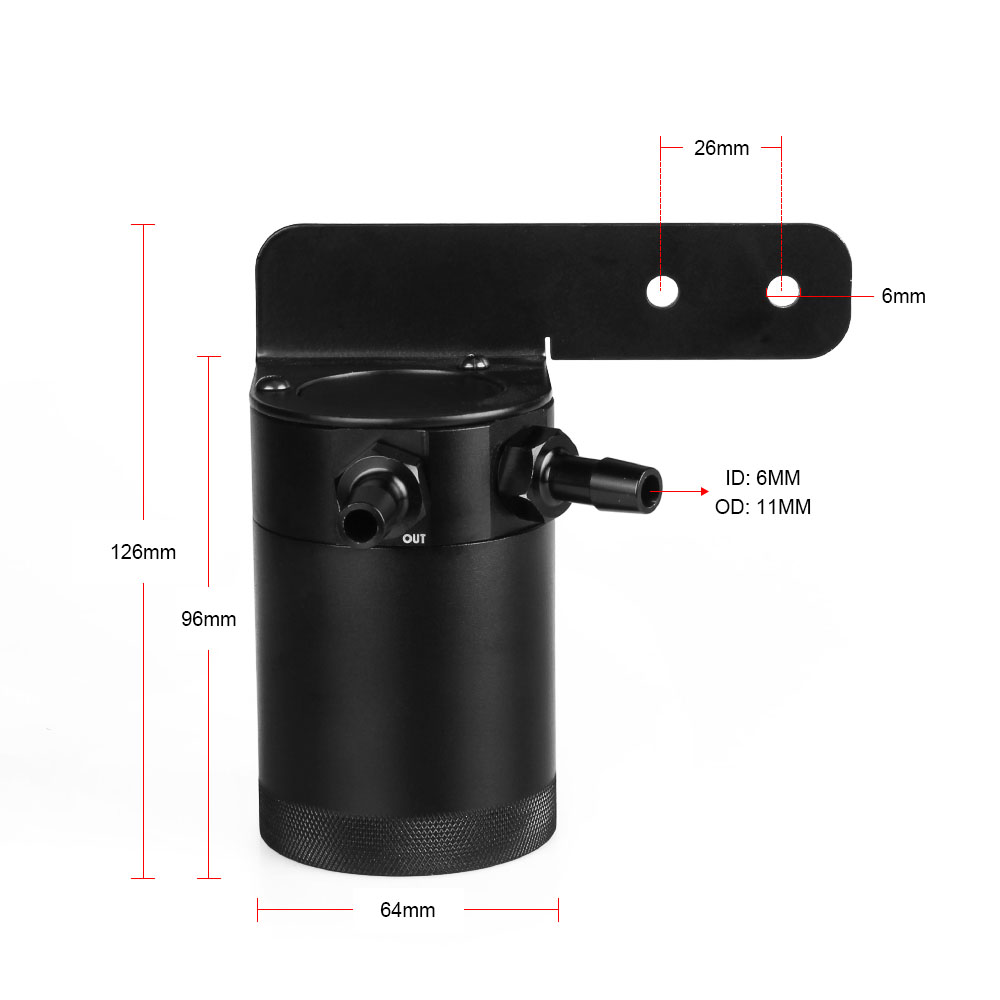 Rastp-2-port óleo captura pode - Oil Drain Tank avaliação e preço